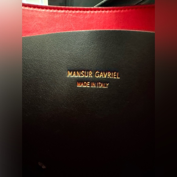 Rare Mansur Gavriel Small Hobo Black Leather Bag - Picture 8 of 9